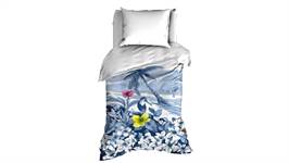Satin d’Or Lagoon housse de couette