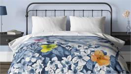 Satin d’Or Lagoon housse de couette