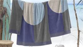 Seahorse Colorblock Circle serviette de plage