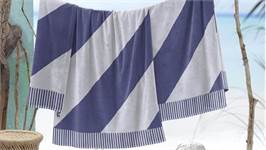Seahorse Colorblock Stripe serviette de plage