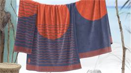 Seahorse Sunny Waves serviette de plage