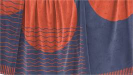 Seahorse Sunny Waves serviette de plage