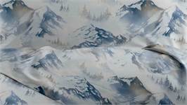 Romanette Peak Mountains housse de couette en flanelle