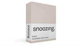 Snoozing drap-housse grand bonnet flanelle