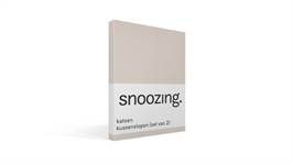 Snoozing taies d'oreiller coton 57 fils (lot de 2)