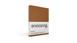 Snoozing taies d'oreiller coton 57 fils (lot de 2)