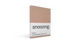 Snoozing taies d'oreiller coton 57 fils (lot de 2)