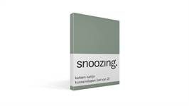 Snoozing taies d'oreiller satin (lot de 2)