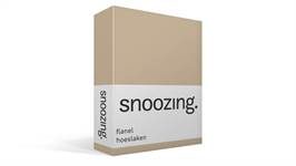 Snoozing drap-housse flanelle