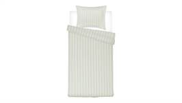 Papillon Uni Satin housse de couette ivoire
