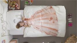 SNURK Princesse housse de couette rose