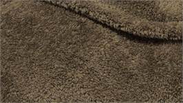 Unique Living Teddy plaid polaire taupe