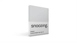 Snoozing taies d'oreiller coton 57 fils (lot de 2)