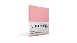Snoozing taies d'oreiller coton 57 fils (lot de 2)