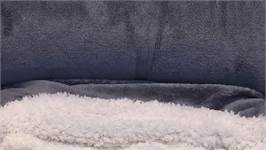 Unique Living Lars plaid polaire XL anthracite