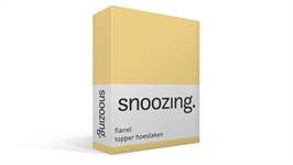 Snoozing drap-housse surmatelas flanelle