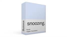 Snoozing drap-housse surmatelas flanelle