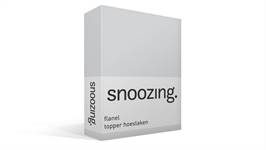 Snoozing drap-housse surmatelas flanelle