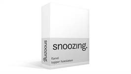 Snoozing drap-housse surmatelas flanelle