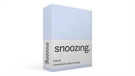 Snoozing drap-housse grand bonnet flanelle