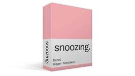 Snoozing drap-housse surmatelas flanelle