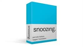 Snoozing drap-housse surmatelas en percale de coton