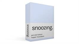 Snoozing drap-housse pour surmatelas en percale de coton