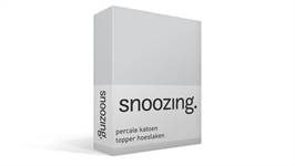 Snoozing drap-housse surmatelas en percale de coton