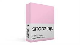 Snoozing drap-housse surmatelas en percale de coton