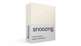 Snoozing drap-housse surmatelas satin