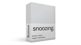 Snoozing drap-housse surmatelas satin