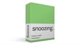 Snoozing drap-housse satin