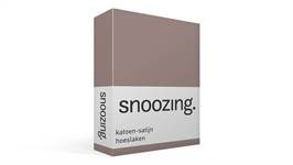 Snoozing drap-housse satin