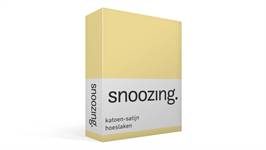 Snoozing drap-housse satin