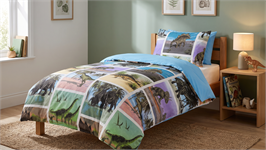 Snoozing Dinosaur housse de couette
