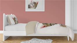 Snoozing Snooze housse de couette en flanelle blanc cassé