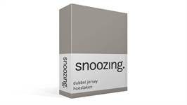 Snoozing drap-housse double jersey gris