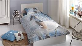 Good Morning White Horse housse de couette en flanelle