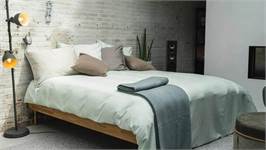 Kayori Shizu housse de couette vert menthe