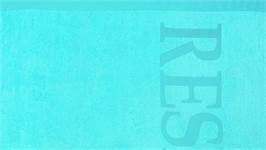 Reserved serviette de plage aqua