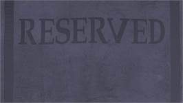Reserved serviette de plage gris