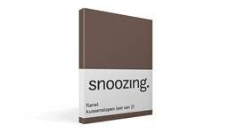 Snoozing taies d'oreiller flanelle (lot de 2)