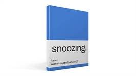 Snoozing taies d'oreiller flanelle (lot de 2)