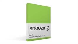 Snoozing taies d'oreiller flanelle (lot de 2)