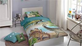 Good Morning Dino housse de couette multicolore