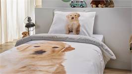 iSeng Chiot housse de couette blanc