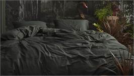 Essenza Minte housse de couette anthracite