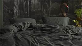 Essenza Minte housse de couette anthracite