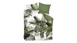 Snoozing Palm Leaves housse de couette en flanelle