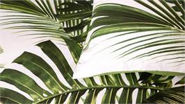 Snoozing Palm Leaves housse de couette en flanelle